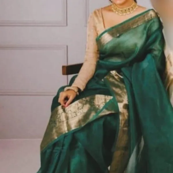 Premium Party Wear Designer Saree Hand Work Matching Blouse Piece