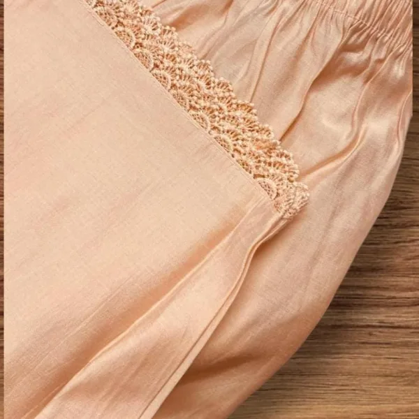 Blush Pink Embroidered Suit with Detailed Dupatta