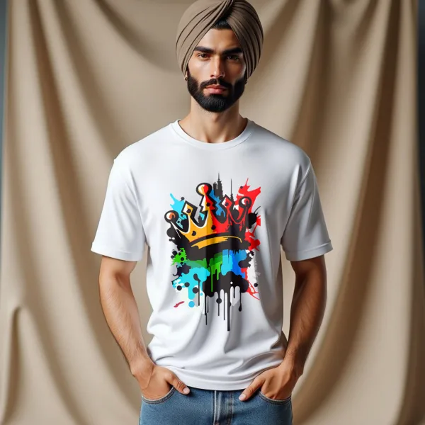 Premium Cotton T-Shirts with Bold Graphic DTF Prints