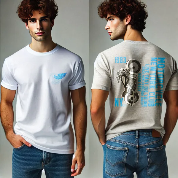 Premium Cotton T-Shirts with Bold Graphic DTF Prints