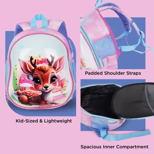 Kids Cartoon Hard Shell School Backpack Lightweight