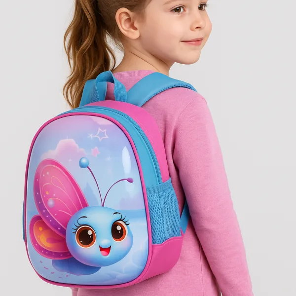 Kids Hard Shell School Backpack Cartoon Design Durable Build