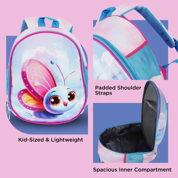 Kids Hard Shell School Backpack Cartoon Design Durable Build