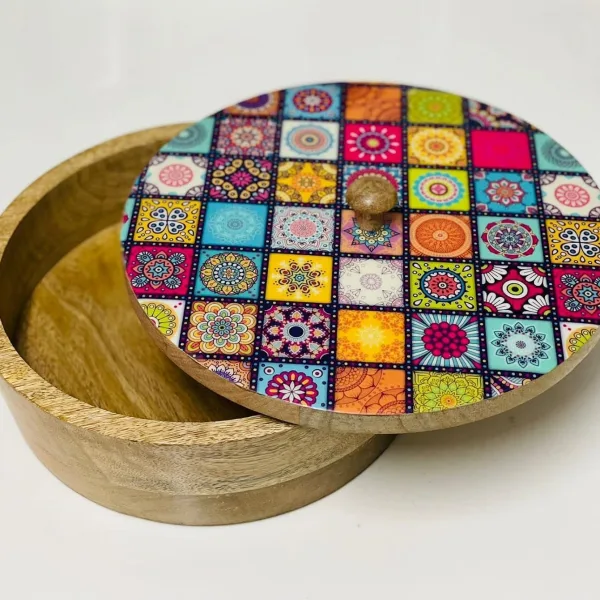 Wooden Chapati Casserole Hot Box