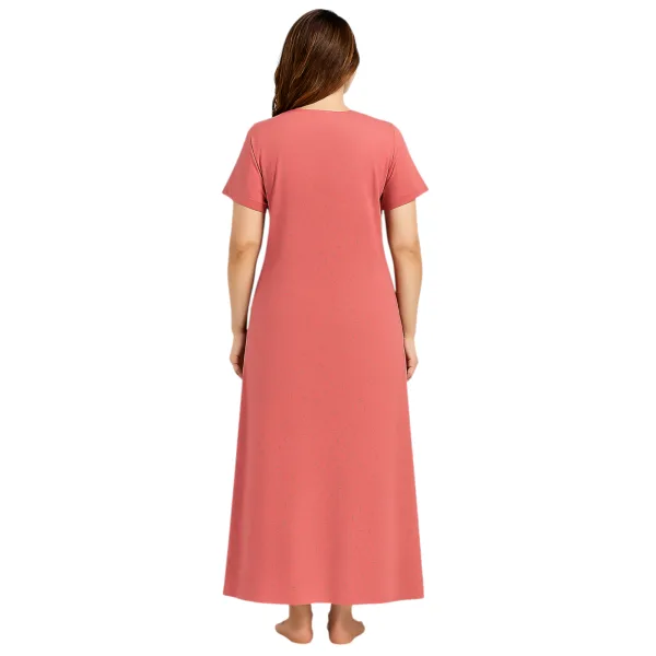 Women Alpine Nighty Classic Style Soft Sleepwear