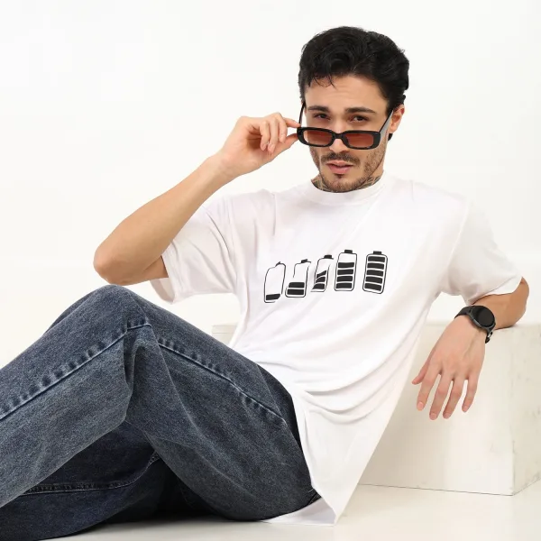 Men Oversized Bamboo T-Shirt – Soft, Breathable & Sustainable Fit