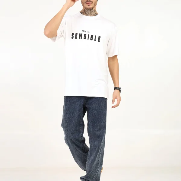 Men Oversized Bamboo T-Shirt – Soft, Breathable & Sustainable Fit