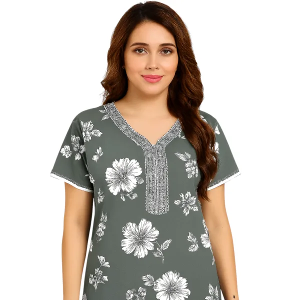 Women Alpine Nighty Relaxed Fit Comfortable Home Wear