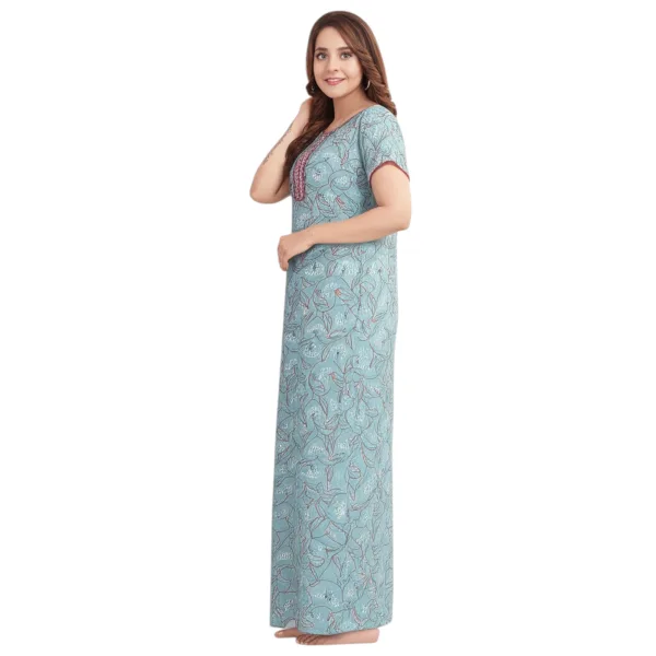 Women Alpine Nighty Stylish Print Regular Fit Sleepwear