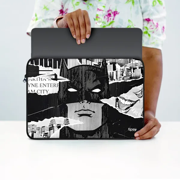 "BATMAN THE COMIC WORLD" Laptop Sleeves:Bold Modern Design for Every Size
