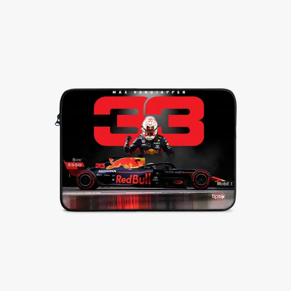 "MAX VERSTAPPEN #33" Laptop Sleeves:Bold Modern Design for Every Size