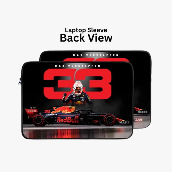 "MAX VERSTAPPEN #33" Laptop Sleeves:Bold Modern Design for Every Size