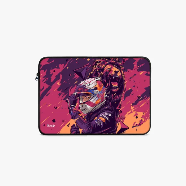 "MAX VERSTAPPEN ILLUSTRATED EDITION" Laptop Sleeves:Bold Modern Design for Every Size