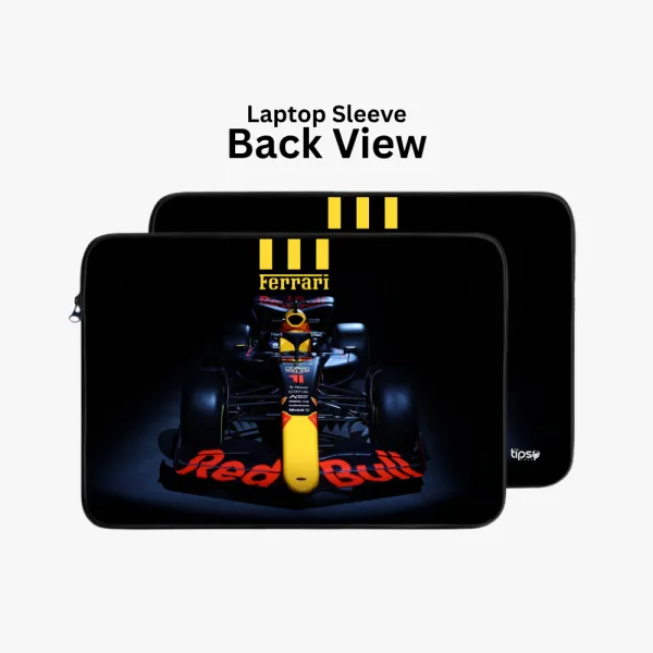 "SCUDERIA FERRARI - MAX VERSTAPPEN" Laptop Sleeves:Bold Modern Design for Every Size