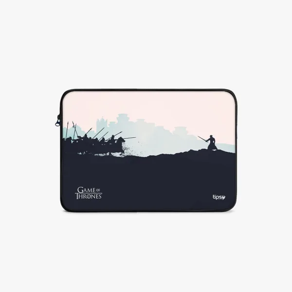 "BATTLE OF THE BASTARDS # GAME OF THRONES" Laptop Sleeves:Bold Modern Design for Every Size