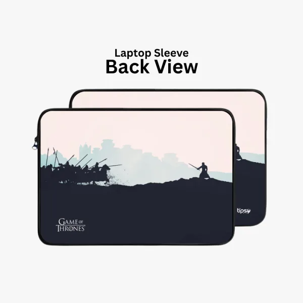 "BATTLE OF THE BASTARDS # GAME OF THRONES" Laptop Sleeves:Bold Modern Design for Every Size