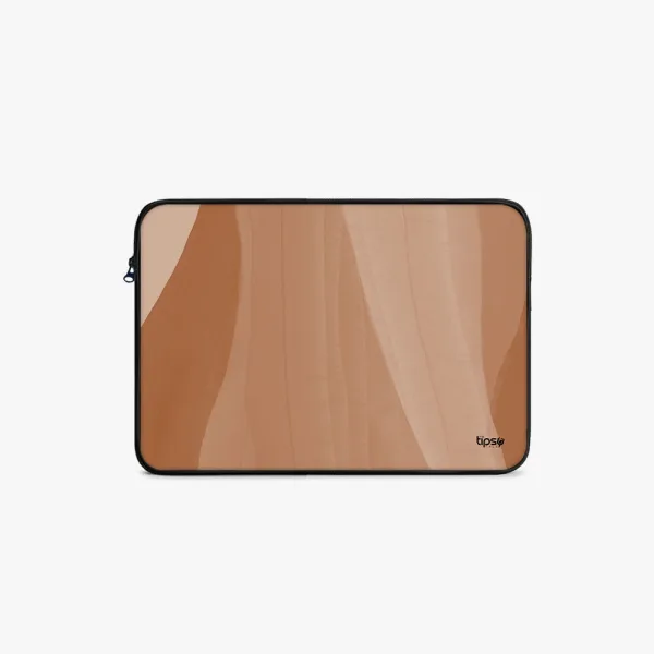 "Brown Shade" Laptop Sleeves:Bold Modern Design for Every Size