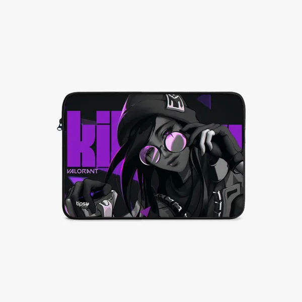 "KILLJOY :VALORANT GAMING" Laptop Sleeves:Bold Modern Design for Every Size