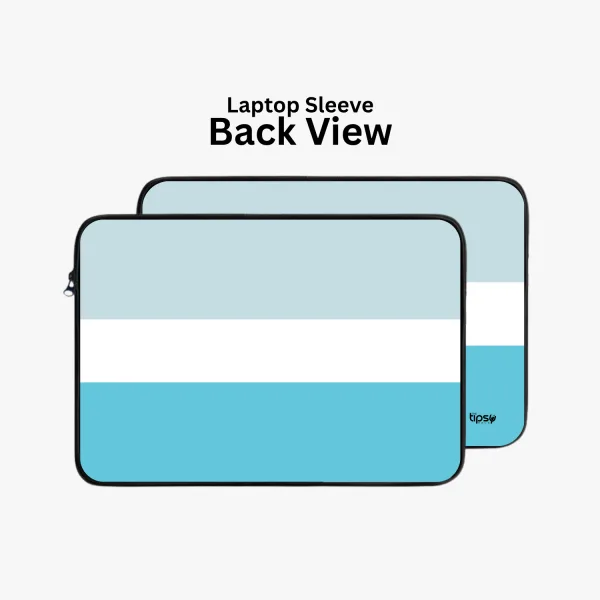 "Blue Shade" Laptop Sleeves:Bold Modern Design for Every Size