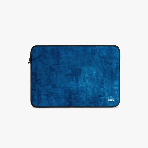 "Dark Blue Abstract" Laptop Sleeves:Bold Modern Design for Every Size