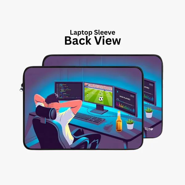 "Multi Screen Gamer" Laptop Sleeves:Bold Modern Design for Every Size