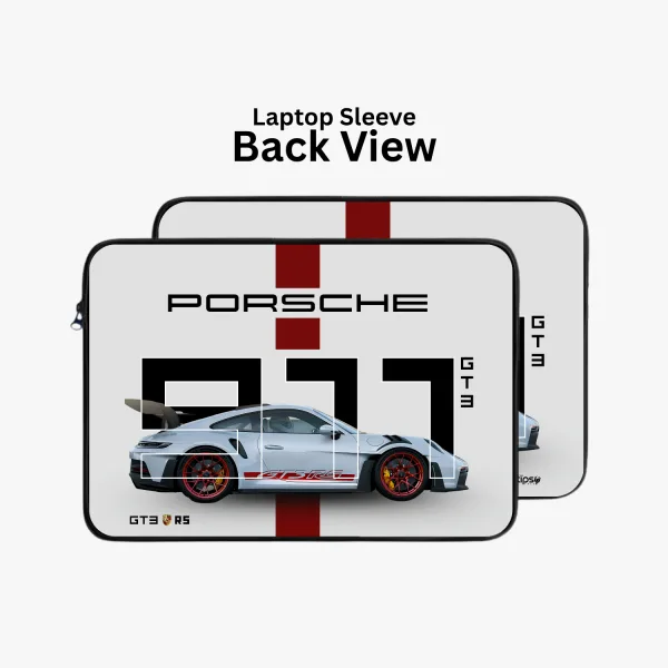 "PORSCHE GT3" Laptop Sleeves:Bold Modern Design for Every Size