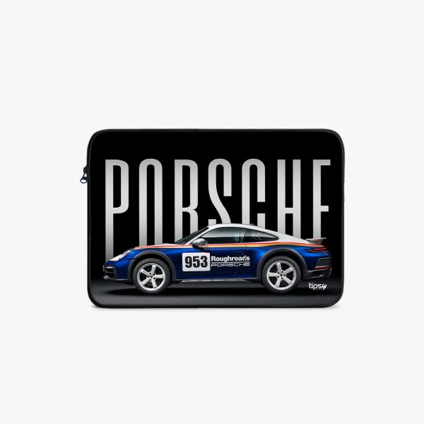 "LEGENDARY PORSCHE" Laptop Sleeves: Bold Modern Design for Every Size