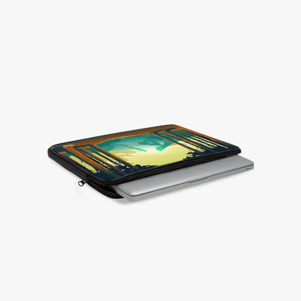 "LOST IN THE FOREST" Laptop Sleeves:Bold Modern Design for Every Size