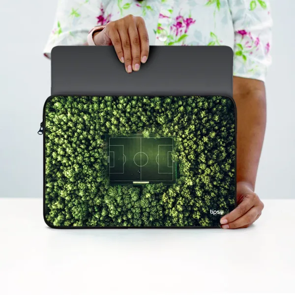 "FOREST THEME TURF " Laptop Sleeves:Bold Modern Design for Every Size