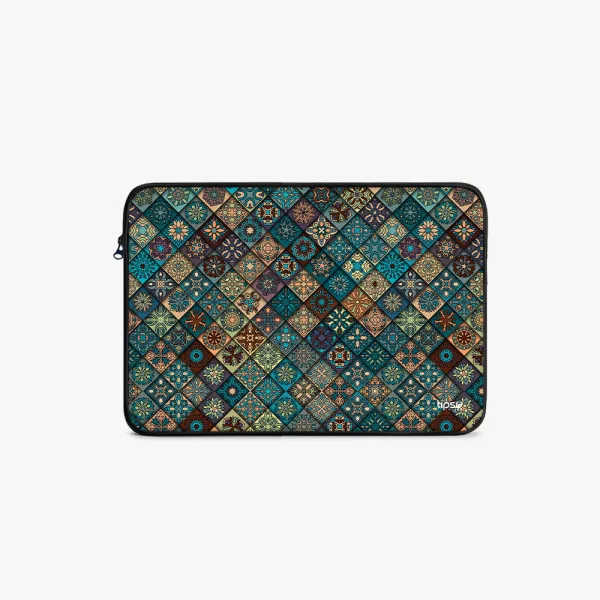 "TRADITIONAL SYMBOLS" Laptop Sleeves:Bold Modern Design for Every Size