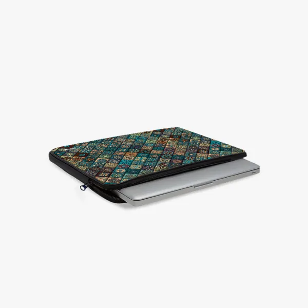 "TRADITIONAL SYMBOLS" Laptop Sleeves:Bold Modern Design for Every Size