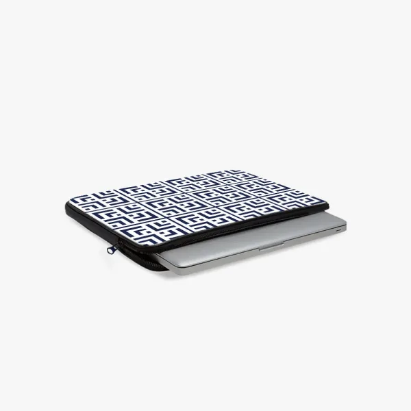 "SQUARE THEME ABSTRACT" Laptop Sleeves:Bold Modern Design for Every Size