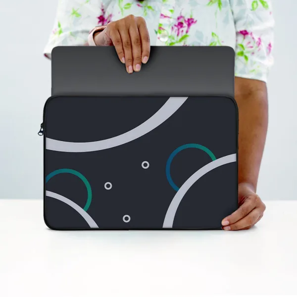 "Bubble Art" Laptop Sleeves:Bold Modern Design for Every Size