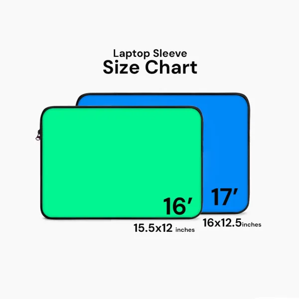 "Stipe Shade Blue and Black" Laptop Sleeves: Bold Modern Design for Every Size