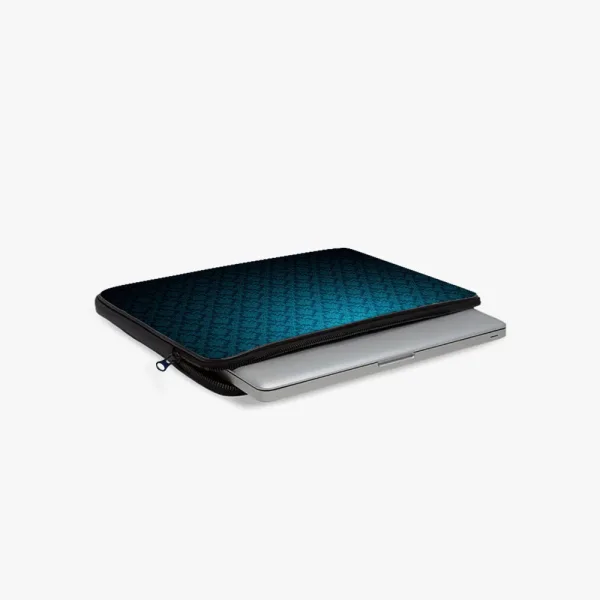 "Gradient Blue Art" Laptop Sleeves:Bold Modern Design for Every Size