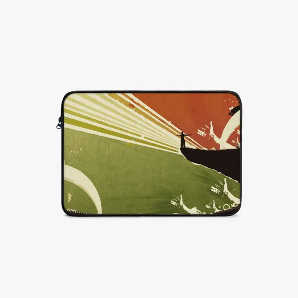 "Vibrant Bold View" Laptop Sleeves:Bold Modern Design for Every Size