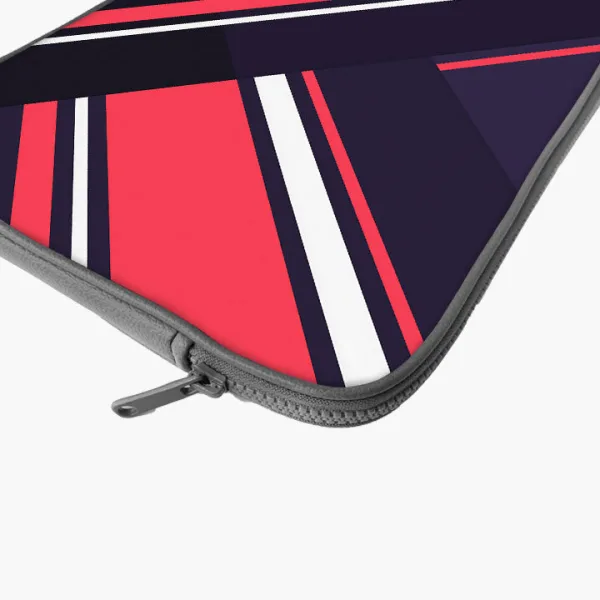 "Strip Abstract Theme" Laptop Sleeves â€“Bold, Modern Design for Every Size