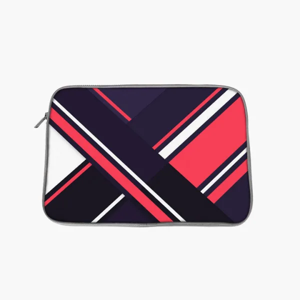 "Strip Abstract Theme" Laptop Sleeves â€“Bold, Modern Design for Every Size