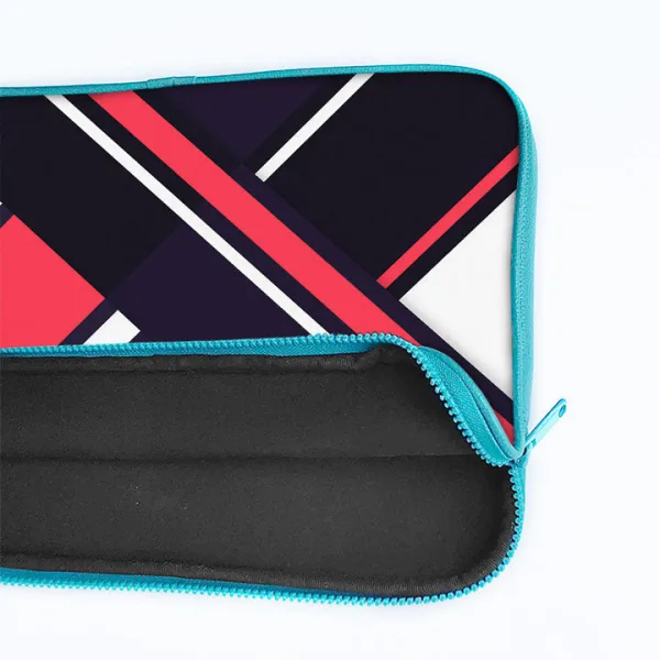"Strip Abstract Theme" Laptop Sleeves â€“Bold, Modern Design for Every Size