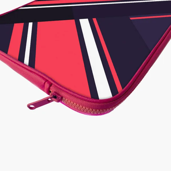 "Strip Abstract Theme" Laptop Sleeves â€“Bold, Modern Design for Every Size