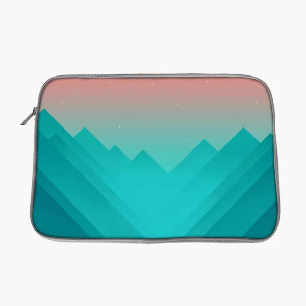 "Mountain Gradiant Abstract Theme" Laptop Sleeves:Bold Modern Design for Every Size