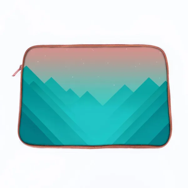 "Mountain Gradiant Abstract Theme" Laptop Sleeves:Bold Modern Design for Every Size
