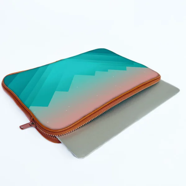 "Mountain Gradiant Abstract Theme" Laptop Sleeves:Bold Modern Design for Every Size