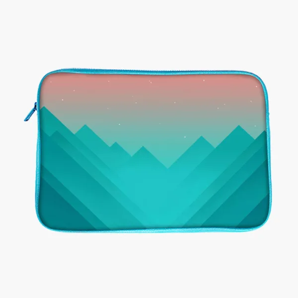 "Mountain Gradiant Abstract Theme" Laptop Sleeves:Bold Modern Design for Every Size