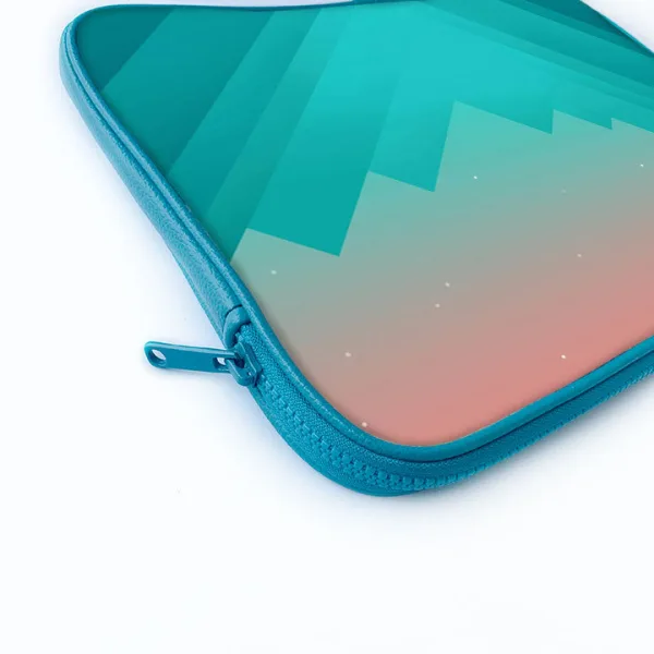 "Mountain Gradiant Abstract Theme" Laptop Sleeves:Bold Modern Design for Every Size