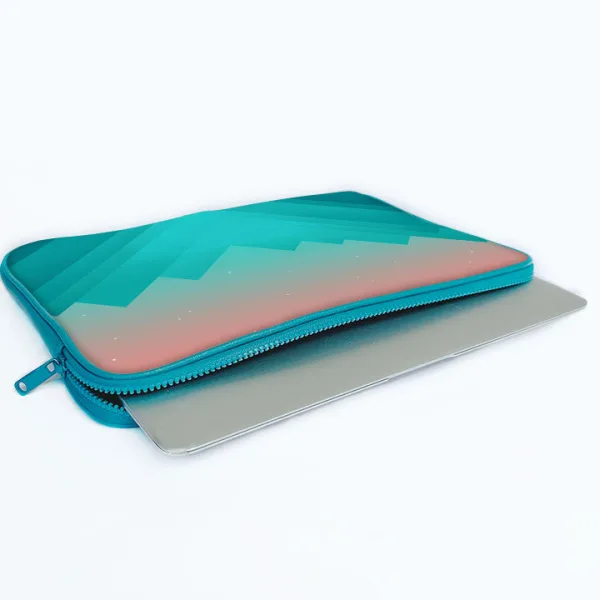 "Mountain Gradiant Abstract Theme" Laptop Sleeves:Bold Modern Design for Every Size