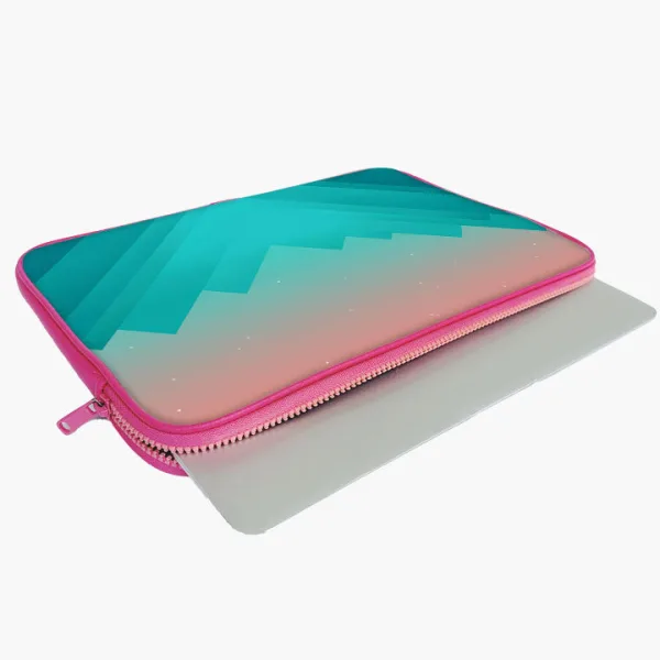 "Mountain Gradiant Abstract Theme" Laptop Sleeves:Bold Modern Design for Every Size