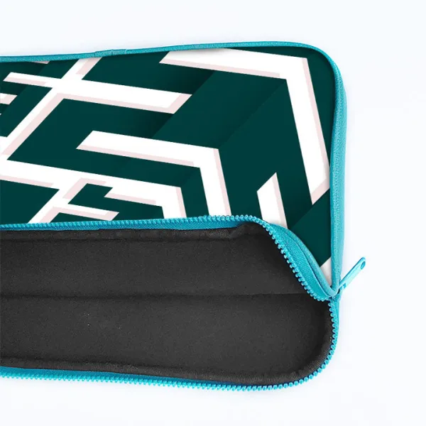 "Zig Zag Print" Laptop Sleeves: Bold Modern Design for Every Size