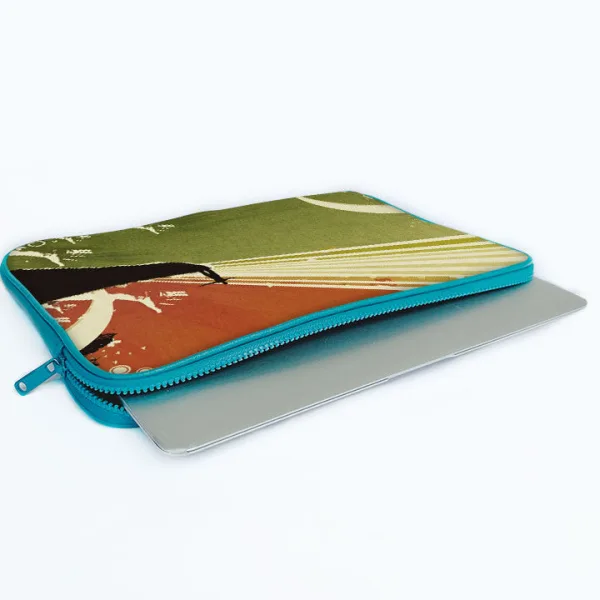 "Vibrant Bold View" Laptop Sleeves:Bold Modern Design for Every Size