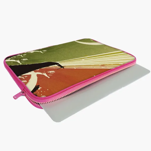 "Vibrant Bold View" Laptop Sleeves:Bold Modern Design for Every Size